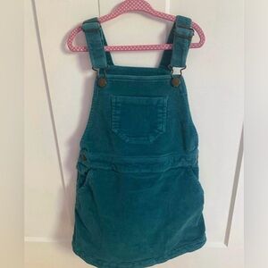 Hanna Andersson Velvet Corduroy Overalls/Tights
